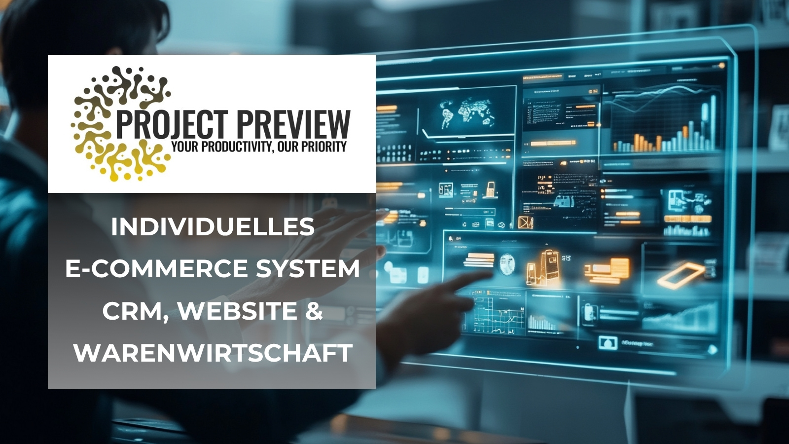CRM MIT HIGH END SHOP, WARENWIRTSCHAFT & WEBSITE - 