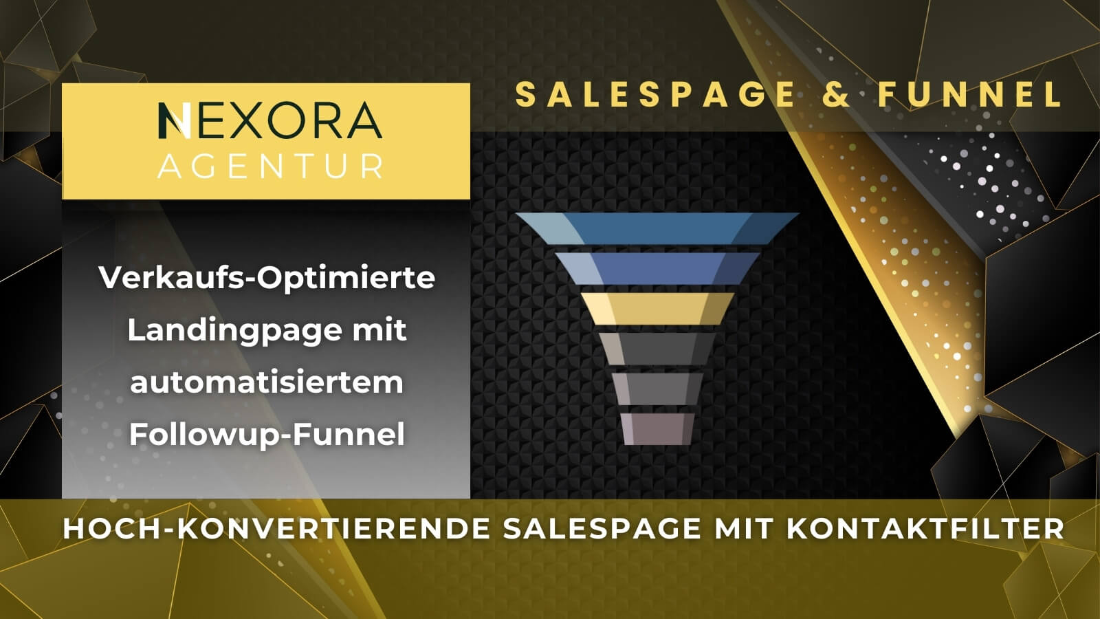 NEXORA AGENTUR: Hoch-konvertierende Sales-Page samt Funnel - 